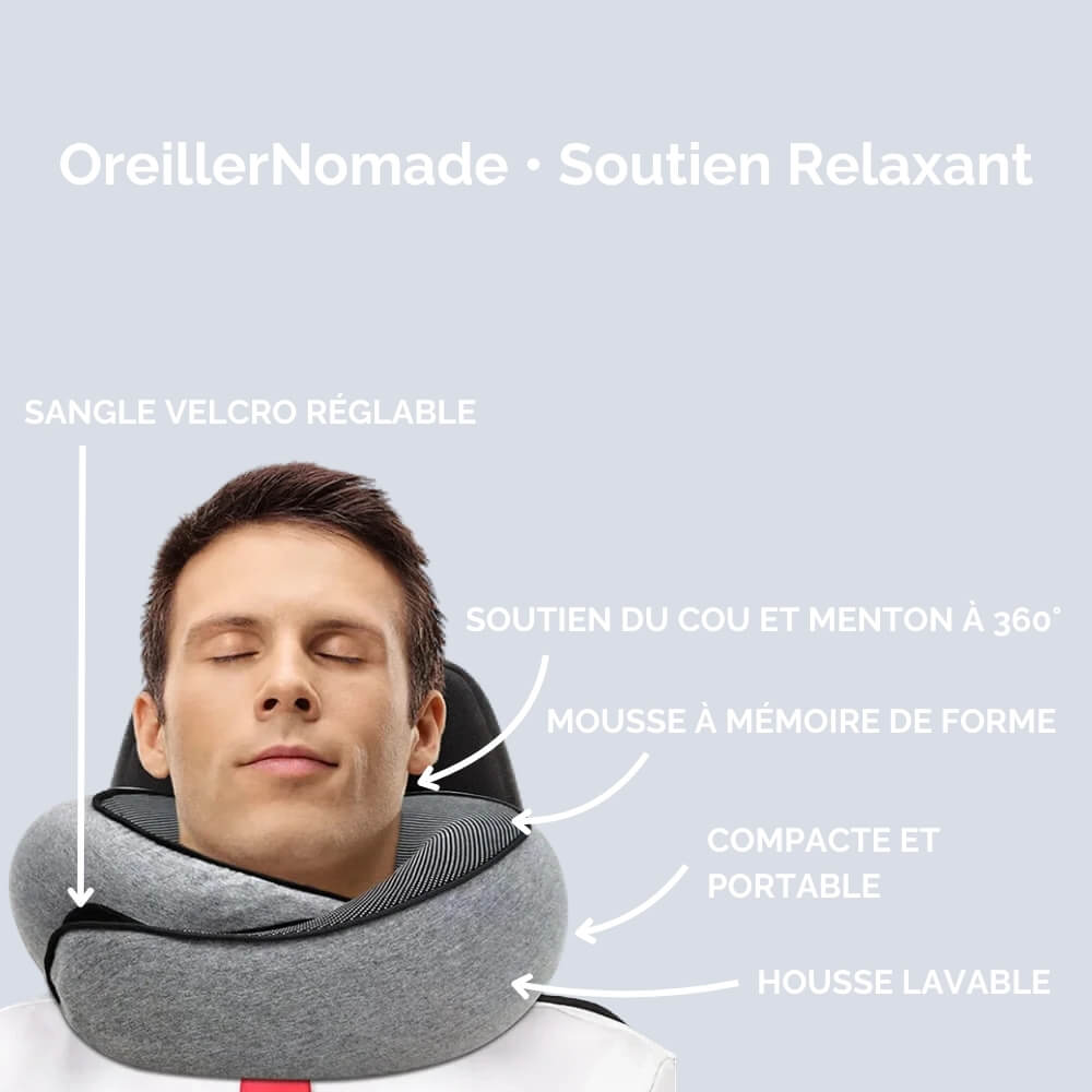 CerviRelax™ Oreiller cervical de voyage